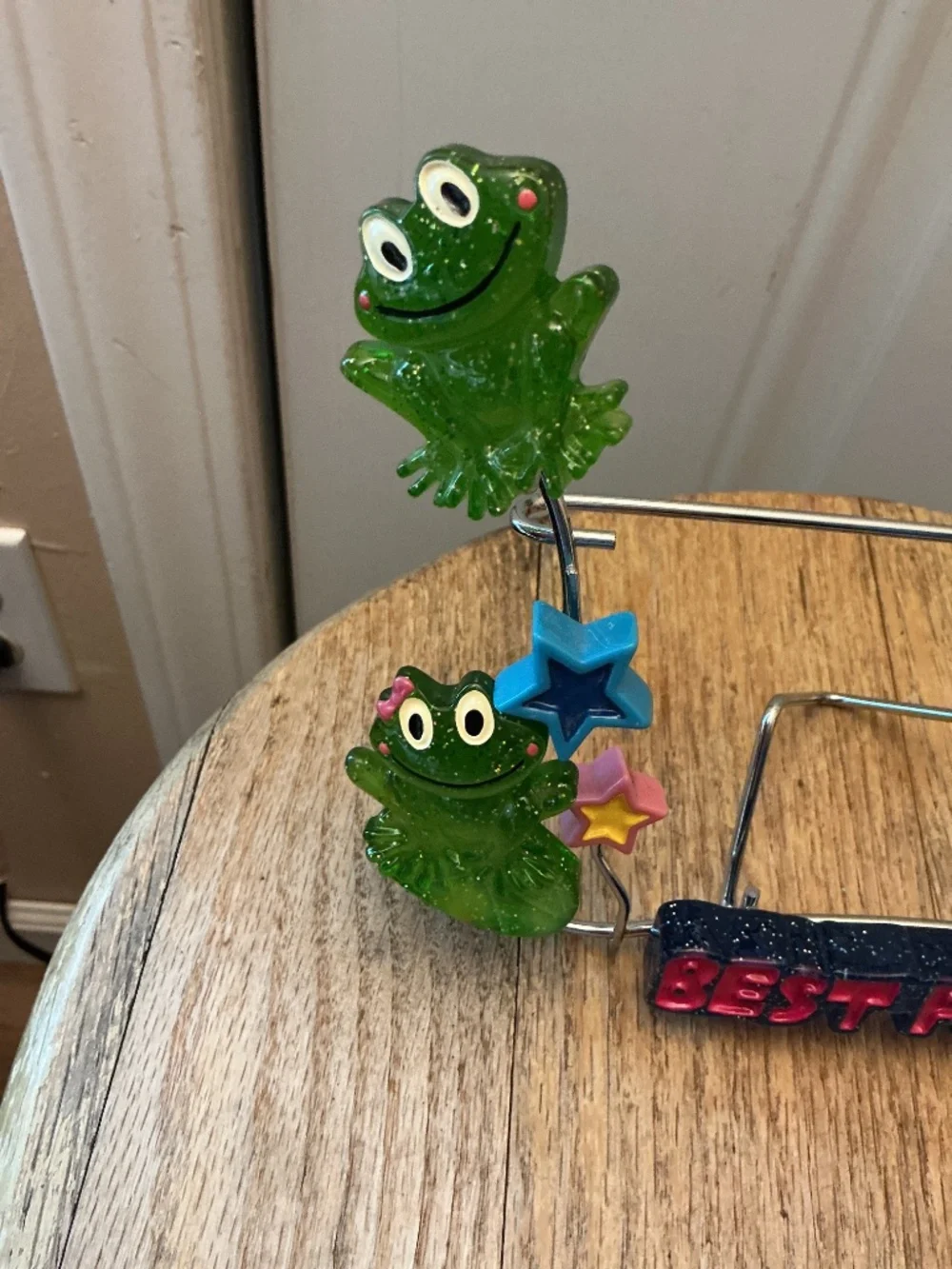 Best Friends Frog Metal Picture Frame